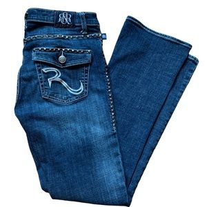 Rock & Republic studded jeans Sz 8M